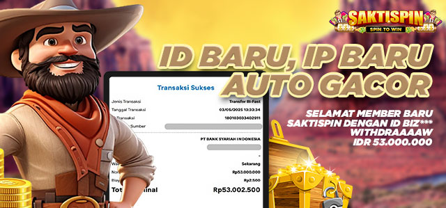 MEMBER SETIA SAKTISPIN KENA JACKPOT