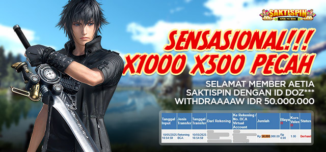 MEMBER SETIA SAKTISPIN KENA JACKPOT